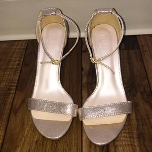 David’s Bridal Nayomi 6M Women’s Strappy Dress Heels Open Toe
